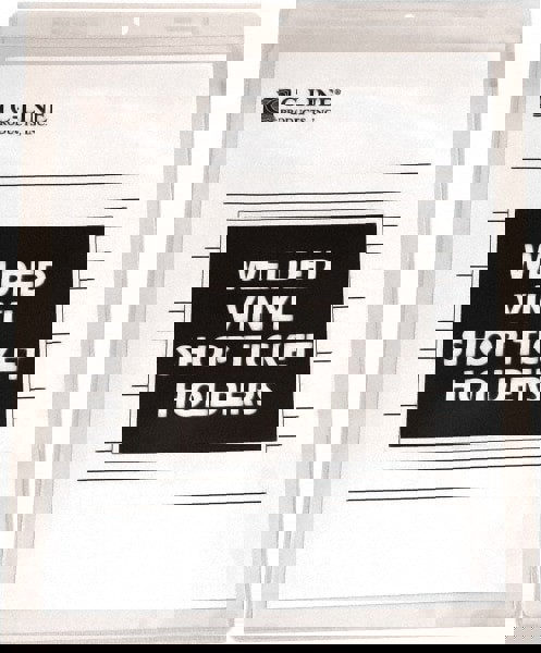 50 Pc Shop Ticket Holder: Clear